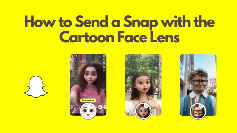 How Can You Access The Cartoon Face Lens